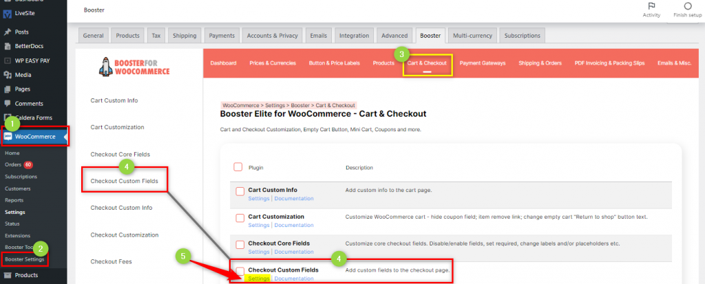 Checkout Custom Fields for WooCommerce - Booster for WooCommerce