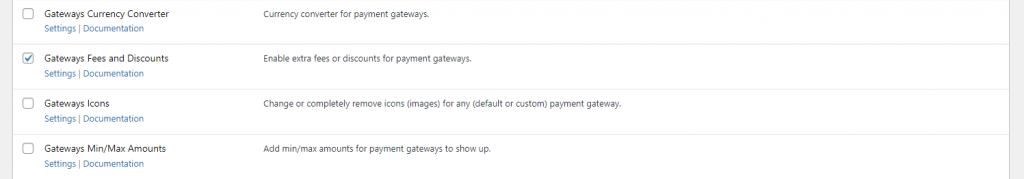 Payment Gateways Fees and Discounts module