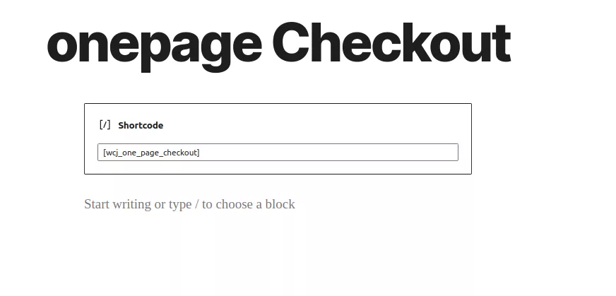 Global Onepage Checkout